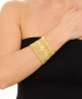 Kiraz Elastic Gold Plated Bracelet