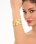 Kiraz Elastic Gold Plated Bracelet