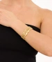 Kiraz Elastic Gold Plated Bracelet
