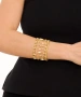 Kiraz Elastic Gold Plated Bracelet