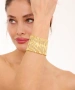 Kiraz Elastic Gold Plated Bracelet