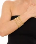 Kiraz Elastic Gold Plated Bracelet