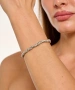 Kiraz Elastic Silver Plated Bracelet