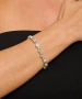 Kiraz Elastic Silver Plated Bracelet