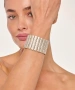 Kiraz Elastic Silver Plated Bracelet