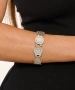 Kiraz Elastic Silver Plated Bracelet
