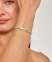 Kiraz Elastic Silver Plated Bracelet