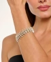 Kiraz Elastic Silver Plated Bracelet