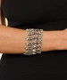 Kiraz Elastic Silver Plated Bracelet