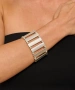Kiraz Elastic Silver Plated Bracelet