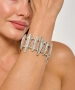 Kiraz Elastic Silver Plated Bracelet