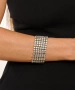Kiraz Elastic Silver Plated Bracelet