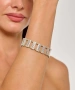 Kiraz Elastic Silver Plated Bracelet