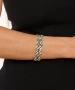 Kiraz Elastic Silver Plated Bracelet