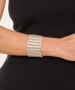 Kiraz Elastic Silver Plated Bracelet