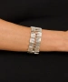 Kiraz Elastic Silver Plated Bracelet