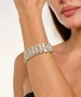 Kiraz Elastic Silver Plated Bracelet