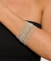 Kiraz Elastic Silver Plated Bracelet
