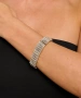Kiraz Elastic Silver Plated Bracelet