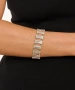 Kiraz Elastic Silver Plated Bracelet