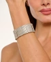 Kiraz Elastic Silver Plated Bracelet