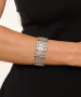 Kiraz Elastic Silver Plated Bracelet