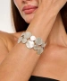 Kiraz Elastic Silver Plated Bracelet