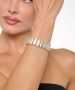 Kiraz Elastic Silver Plated Bracelet