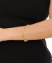 Kiraz Gold Plated Angular Bracelet