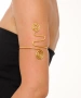 Kiraz Gold Plated Arm Cuff