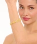 Kiraz Flower Gold Plated Bracelet