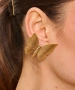 Kiraz Gold Plated Butterfly Earring