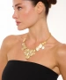 Kiraz Gold Plated Cube Necklace