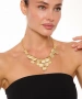 Kiraz Gold Plated Cube Necklace