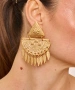 Kiraz Gold Plated Dangling Earring