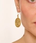 Kiraz Gold Plated Earring