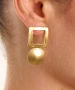 Kiraz Gold Plated Earring