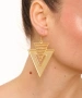 Kiraz Gold Plated Earring