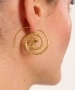 Kiraz Gold Plated Earring