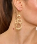 Kiraz Gold Plated Earring