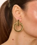 Kiraz Gold Plated Earring