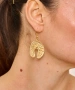 Kiraz Gold Plated Earring