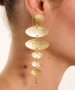 Kiraz Gold Plated Earring