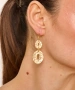 Kiraz Gold Plated Earring