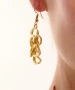 Kiraz Gold Plated Earring