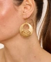 Kiraz Gold Plated Earring