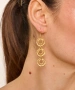Kiraz Gold Plated Earring