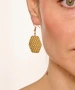 Kiraz Gold Plated Earring