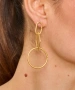 Kiraz Gold Plated Earring
