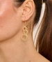 Kiraz Gold Plated Earring